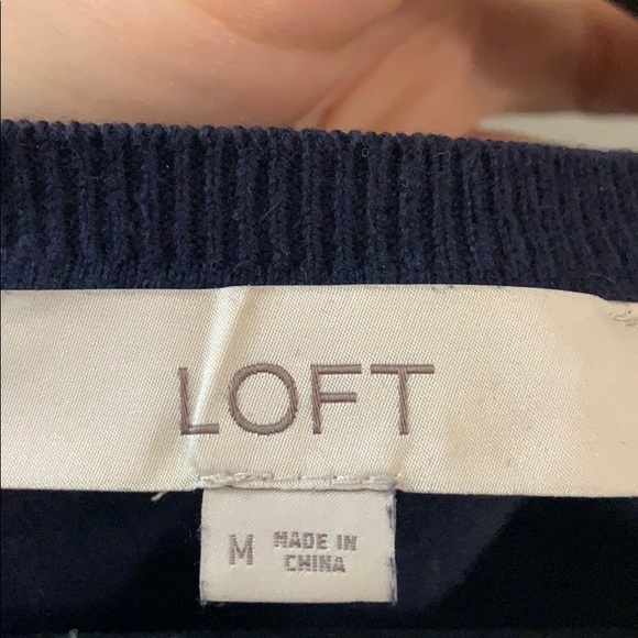 LOFT Mixed Media Cheetah Sweater - Picture 6 of 6